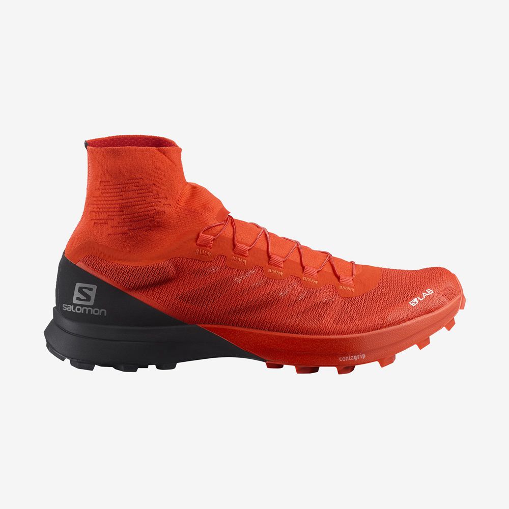 Salomon S/LAB SENSE 8 SG Zapatillas Trail Running Hombre - Rojas - Colombia (58074-RBMZ)